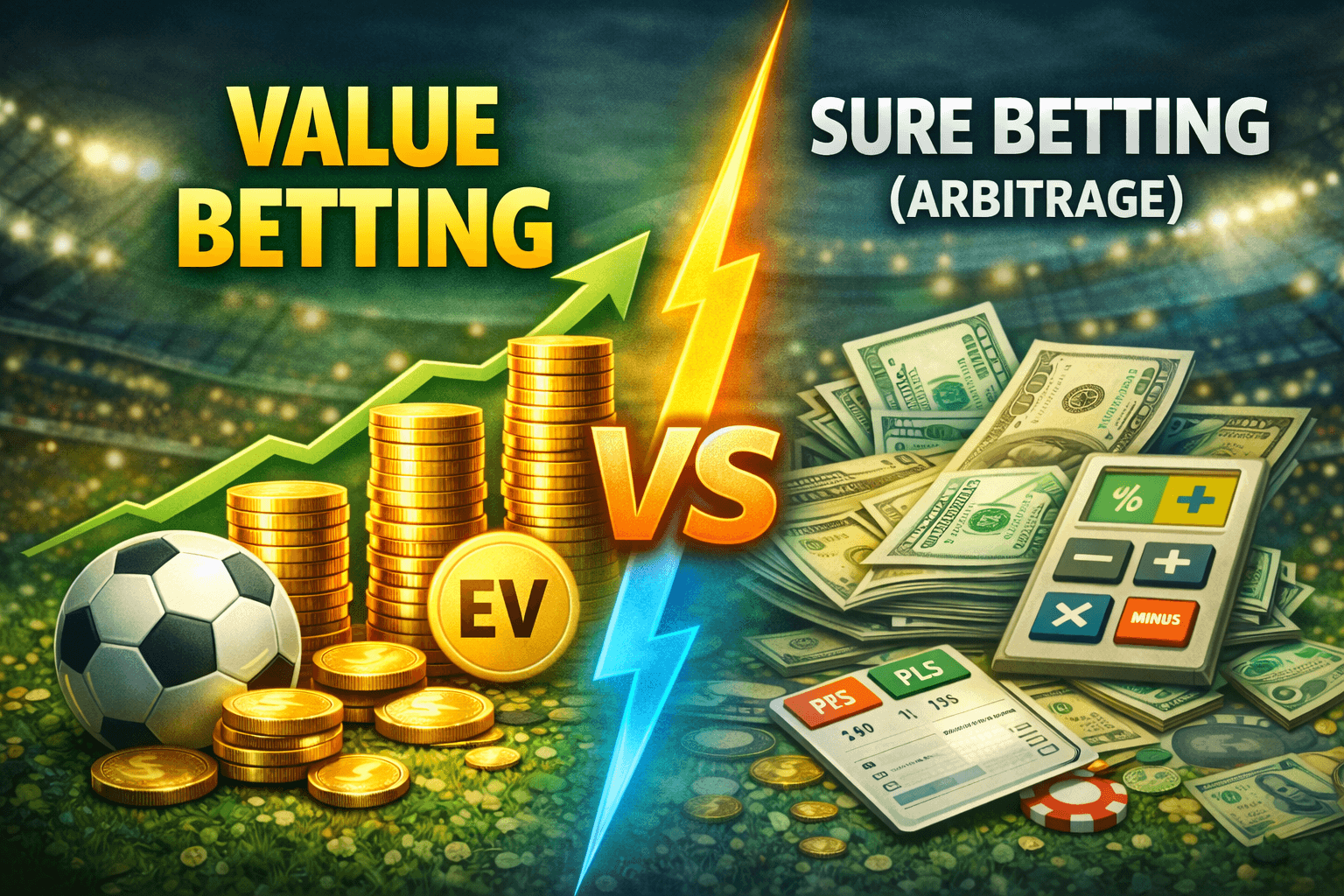 Value betting vs sure betting (arbitrage) – vad är bäst för nybörjare?